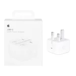 شارژر دیواری سه پین Apple مدل MUVT3B/A A2344 20W - سفید - kZN (گارانتی شش ماهه Kezen)