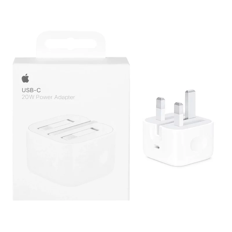 شارژر دیواری سه پین Apple مدل MUVT3B/A A2344 20W - سفید - kZN (گارانتی شش ماهه Kezen) - تصویر 2