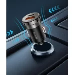 شارژر فندکی PD و فست دو پورت Yesido مدل Y72 30W به همراه کابل شارژ Type-C To Type-C - مشکی (گارانتی شش ماه تعویض نیکان همراه) - تصویر 4
