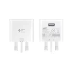شارژر فست دیواری تک پورت Samsung مدل EP-TA20UWE S10 - سفید