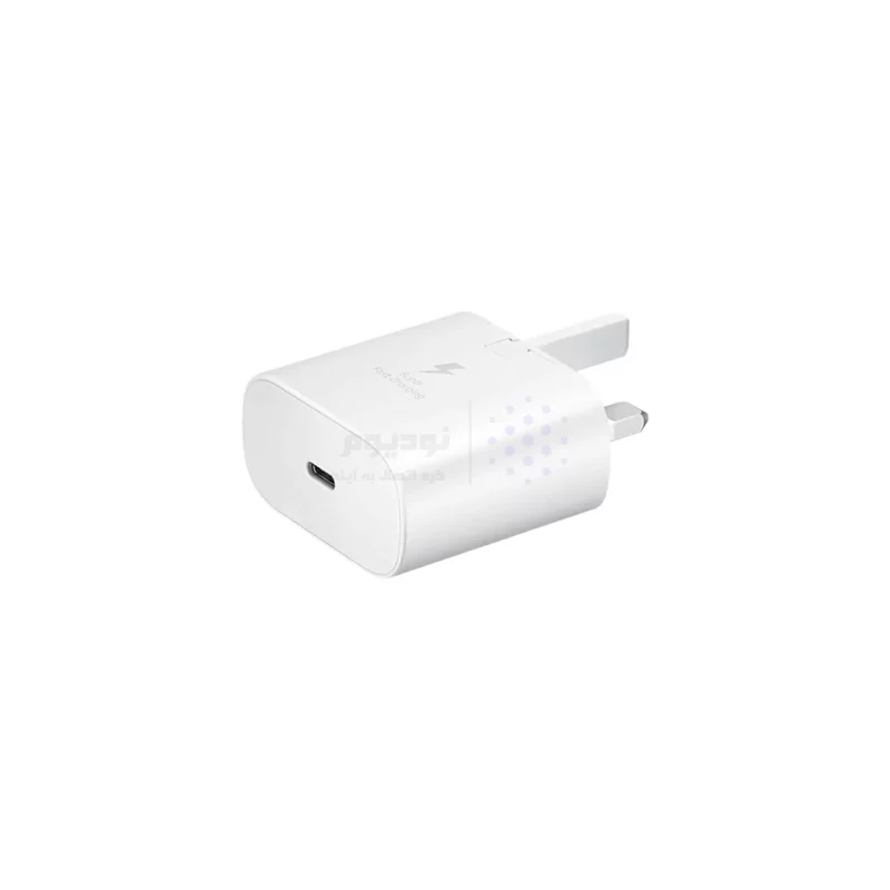 شارژر دیواری سه پین SAMSUNG 25W ch-hi+ TA800 ( فست و PD) سفید DST ( شش ماهه شرکتی) - تصویر 3
