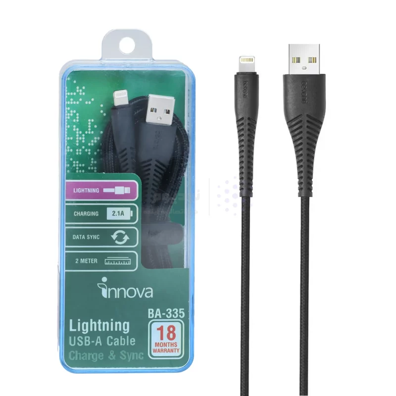 کابل شارژ آیفون beyond مدل BA-335 - مشکی - RYL - تصویر 4