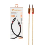 کابل 1.5 متری Power Max Aux مدل PM-008 - طلایی