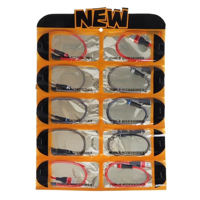 کابل شارژ پاوربانک آیفون کد1 - (بسته 10 عددی) - AZR - تصویر 2