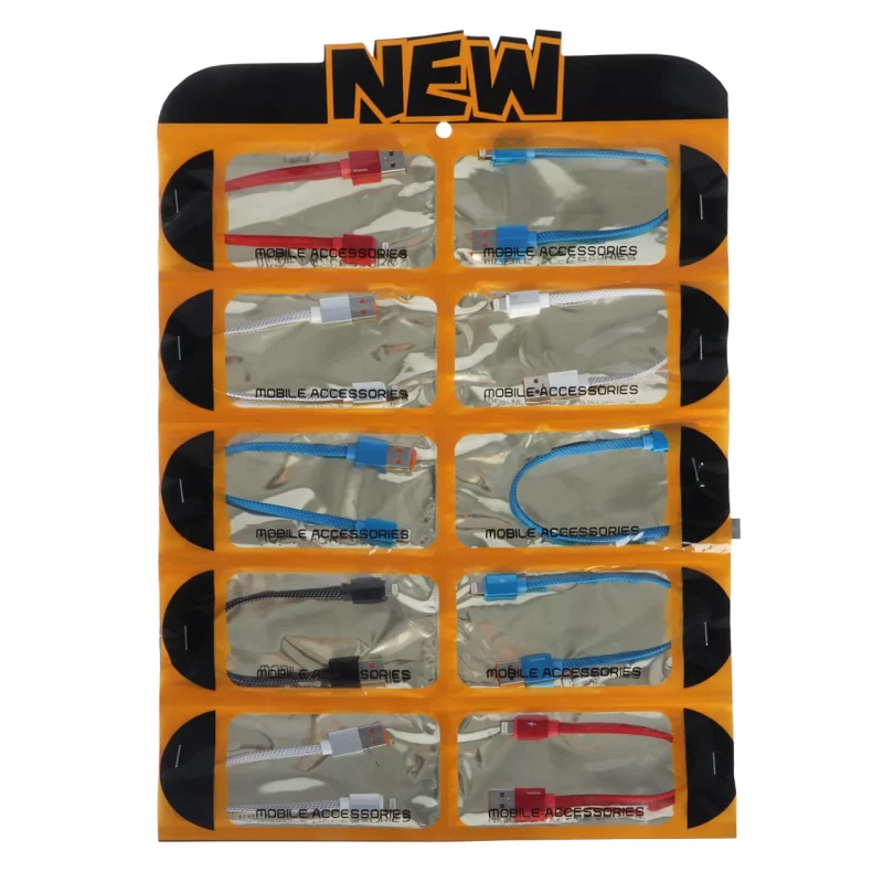 کابل شارژ پاوربانک آیفون کد2 - (بسته 10 عددی) - AZR - تصویر 2