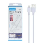 کابل شارژ فست Techlum Type-C مدل MA002 - سفید - ASP (گارانتی شش ماهه آروین)