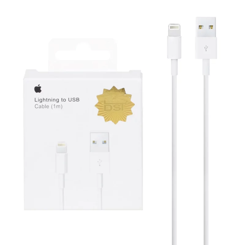 کابل شارژ Apple مدل MD818ZM/A A1480 - سفید - ASP (گارانتی شش ماهه آروین) - تصویر 2