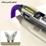 کابل شارژ فست چند کاره FIRSTYOU مدل C059 - مشکی - ASP (گارانتی شش ماهه آروین) - تصویر 6