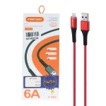 کابل شارژ فست آیفون FIRSTYOU مدل F-002 - قرمز - ASP (گارانتی شش ماهه آروین)