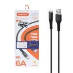 کابل شارژ فست اندروید FIRSTYOU مدل F-002 - مشکی - ASP (گارانتی شش ماهه آروین)