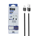 کابل شارژ فست King Cell Type-C مدل KC-S19 - مشکی - ASP (گارانتی شش ماهه آروین)