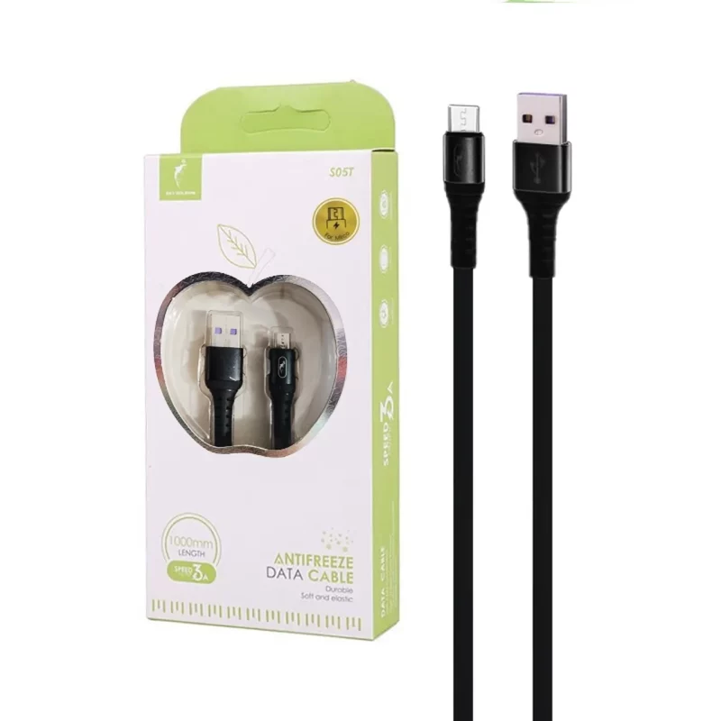 کابل شارژ فست اندروید SKY DOLPHIN مدل S05V - مشکی - TCO - تصویر 2
