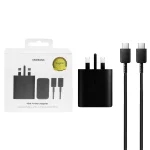 شارژر دیواری PD و فست Samsung مدل EP-T4511 45W به همراه کابل شارژ Type-C To Type-C - مشکی - اصل ویتنام - kZN (گارانتی 12 ماهه Kezen)