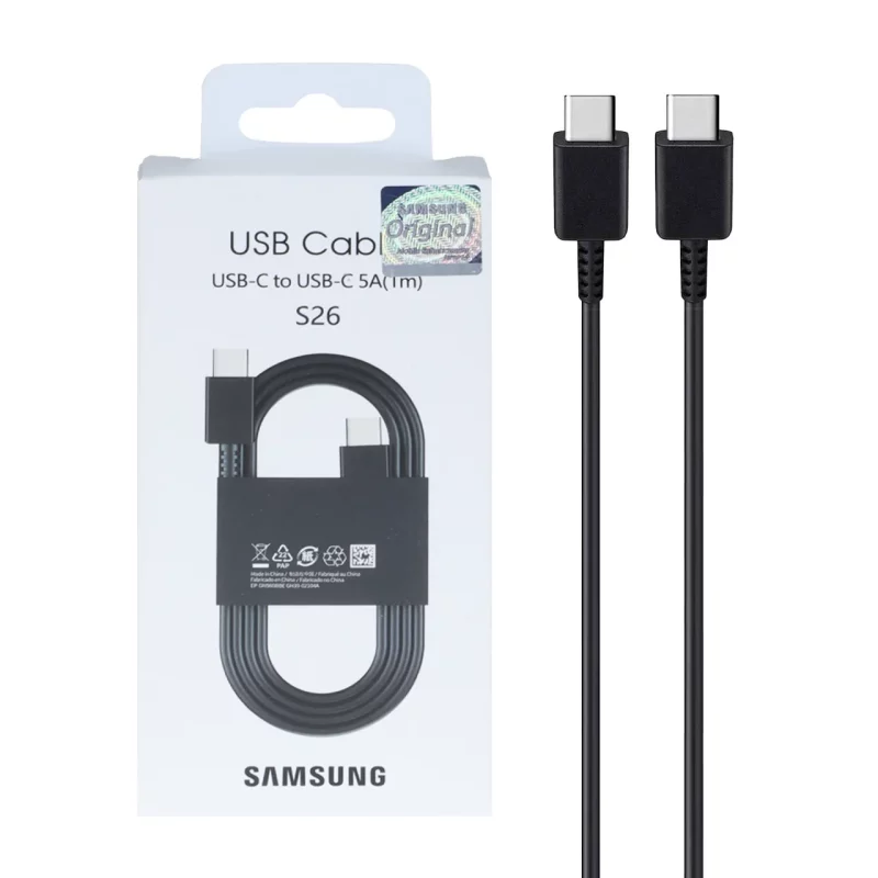 کابل شارژ فست و Samsung Type-C to Type PD مدل EP-DW767 - مشکی - kZN (گارانتی شش ماهه Kezen) - تصویر 2