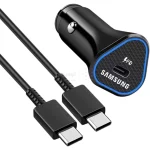 شارژر فندکی فست PD و فست تک پورت Samsung مدل YSC0502 به همراه کابل شارژ Type-C To Type-C - مشکی - YSP - تصویر 4