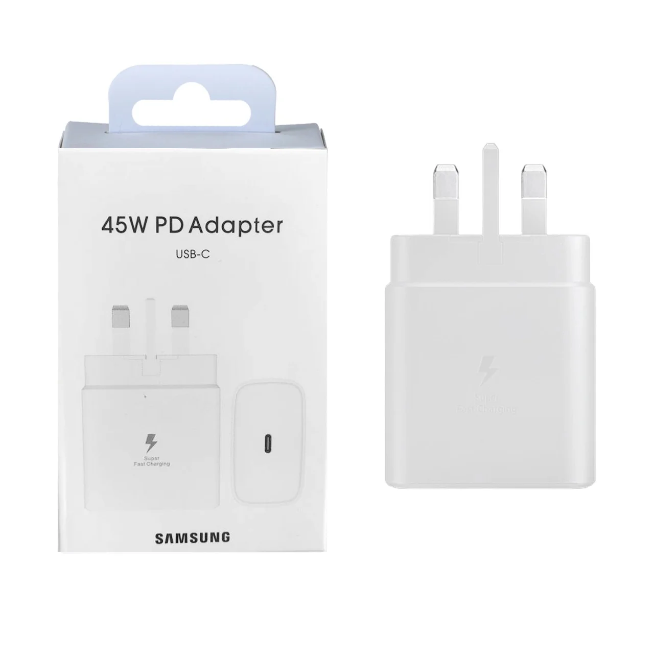 1587-4645924-1 شارژر دیواری سه پین PD و فست تک پورت SAMSUNG Type-C مدل EP-TA845 45W - سفید (گارانتی شش ماهه شرکتی) - تصویر 1