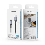 کابل شارژ PD و فست VIPLATINA Type-C To Lightning مدل BC18P 27W - مشکی (گارانتی شش ماه تعویض نیکان همراه) - تصویر 3