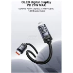 کابل شارژ 1.2 متری PD و فست Yesido Type-C To Lightning مدل CA201 27W - مشکی (گارانتی شش ماه تعویض نیکان همراه) - تصویر 5