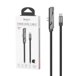کابل شارژ 1.2 متری PD و فست Yesido Type-C To Type-C مدل CA207 60W - مشکی (گارانتی شش ماه تعویض نیکان همراه)