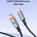 کابل شارژ 1.2 متری PD و فست Yesido Type-C To Type-C مدل CA212 140W - مشکی (گارانتی شش ماه تعویض نیکان همراه) - تصویر 3