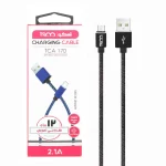 کابل شارژ و دیتا فست کنفی اندروید TSCO مدل TCA 170 - مشکی(گارانتی 12 ماهه TSCO )
