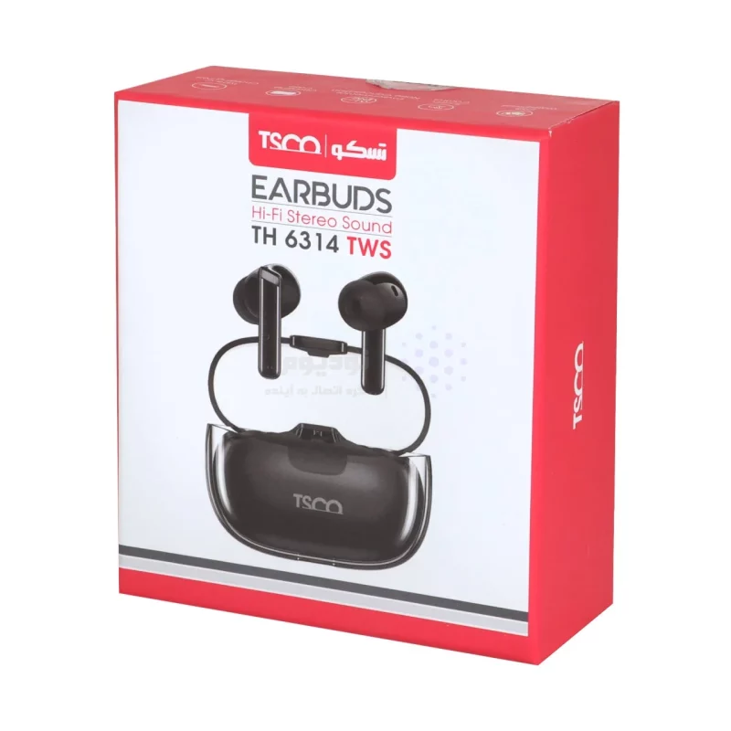 ایرفون بی سیم Tsco با قابلیت ANC/ENC مدل TH 6314 TWS - سفید - تصویر 10