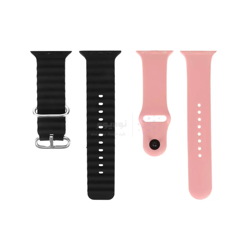 پک ساعت هوشمند KEQIWEAR مدل KW71 ULTRA3 MINI - مشکی - تصویر 3