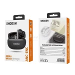 ایرفون بی سیم Shoosh مدل SH-554 ANC+ENC - سفید - SMO - تصویر 3