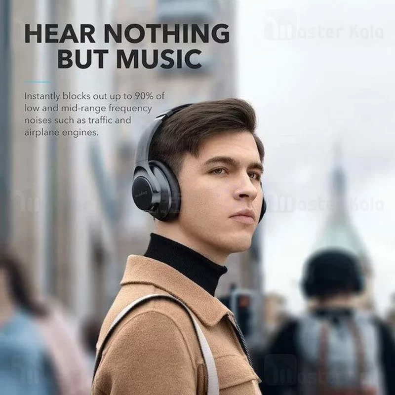 هدفون بی سیم Anker مدل Life Q20 (Upgraded) A3025015 - مشکی (گارانتی یکساله شرکتی) - تصویر 4