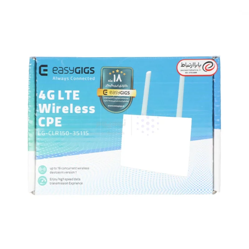 مودم رومیزی EasyGIGS 4G LTE مدل EG-CLR150-3511S - سفید - تصویر 6