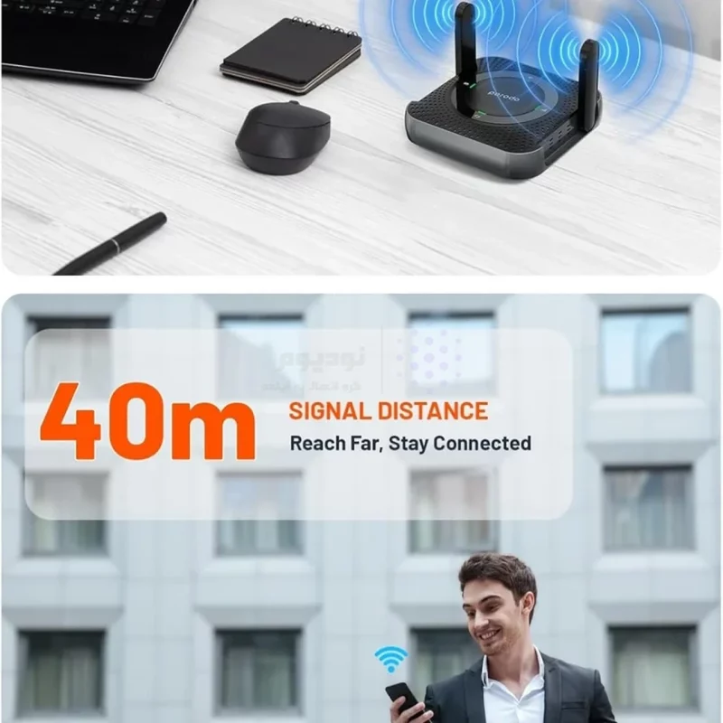 مودم همراه PORODO 4G/LTE مدل PD4GCPMFBKGY - خاکستری (گارانتی یکساله شرکتی) - تصویر 8