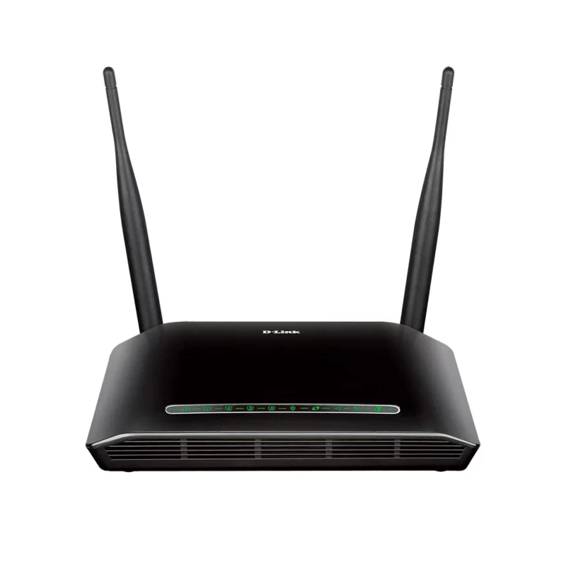 مودم D-link 2750u Wireless N 300 ADSL2+ Modem Router - مشکی - تصویر 2