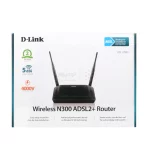 مودم D-link 2750u Wireless N 300 ADSL2+ Modem Router - مشکی - تصویر 5