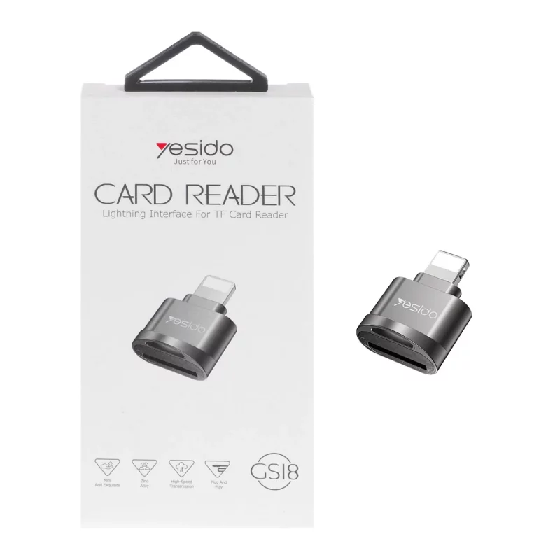 رم ریدر yesido OTG Lightning مدل GS18 (گارانتی 12 ماه تعویض نیکان همراه) - تصویر 2