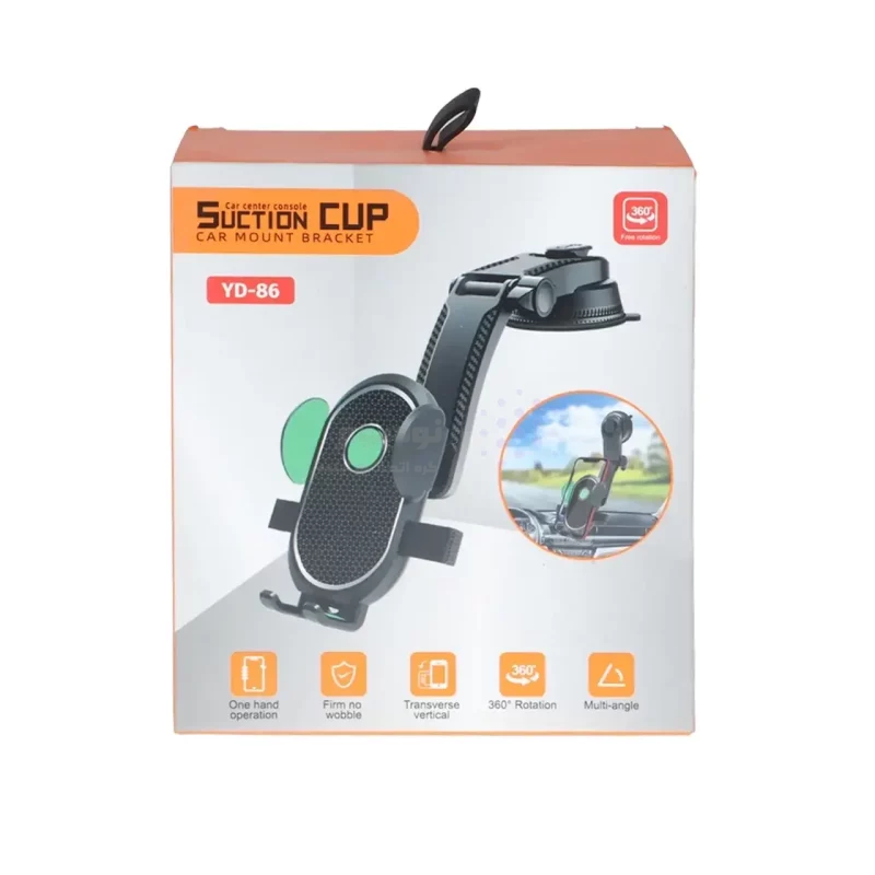 هولدر گوشی موبایل پایه دار Suction Cup مدل YD-86 - مشکی - RYL - تصویر 6