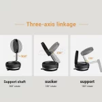 هولدر گوشی موبایل وکیومی مگنتی مدل K10b - مشکی - ASP - تصویر 10