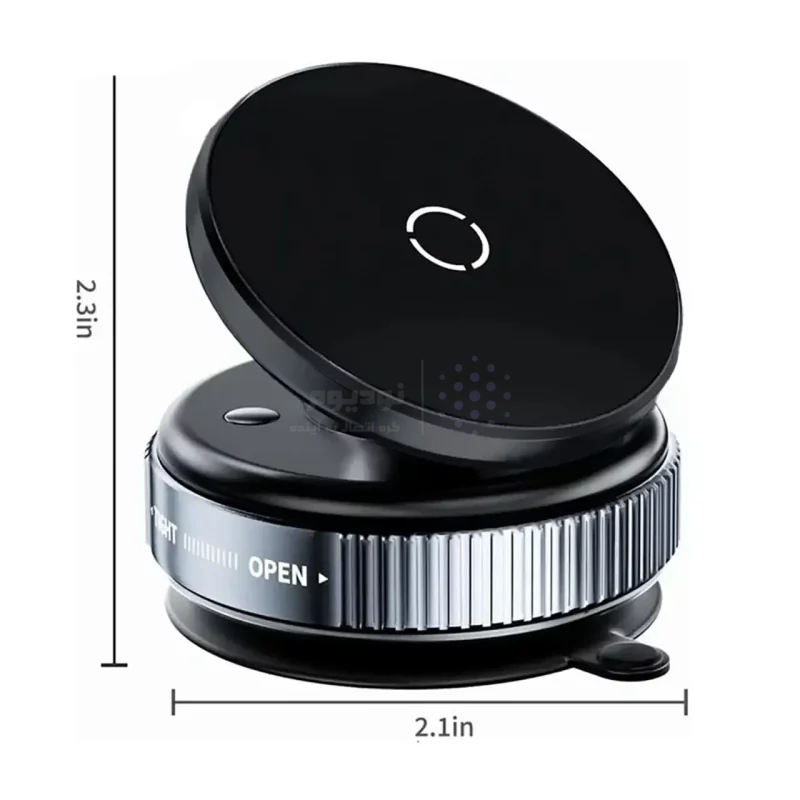هولدر گوشی موبایل وکیومی مگنتی مدل K009 - مشکی - ASP - تصویر 4