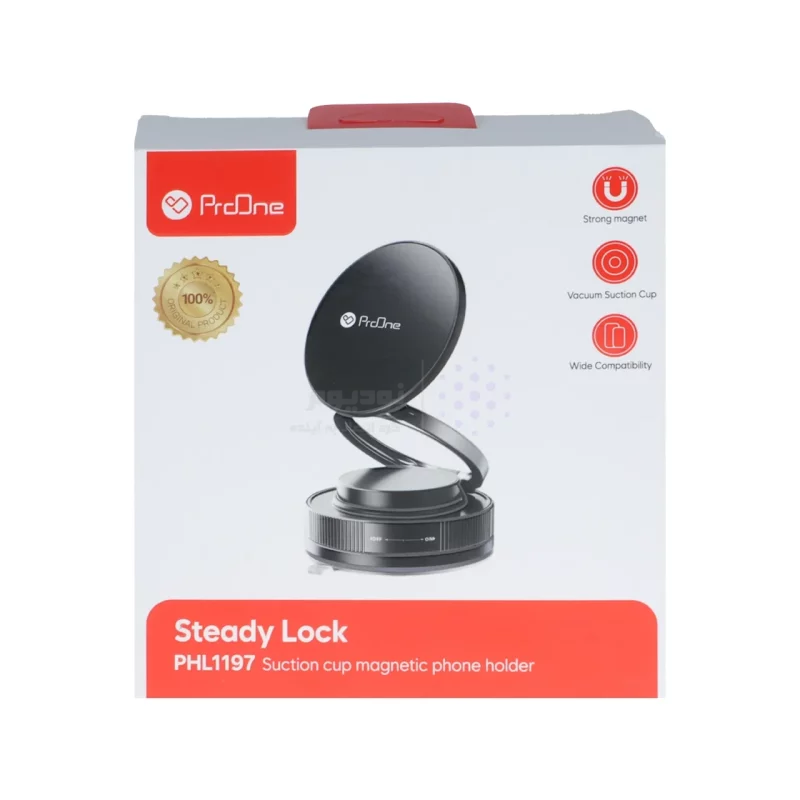 هولدر گوشی موبایل وکیومی مگنتی ProOne مدل Steady Lock PHL1197 - مشکی - تصویر 7