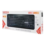 کیبورد بی سیم Shoosh مدل SH63w - مشکی - SMO - تصویر 6