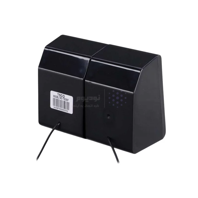 اسپیکر رومیزی (دسکتاپ) دو تکه TSCO مدل TS 2057 - مشکی - تصویر 5