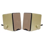 اسپیکر دسکتاپ دو تکه X4TECH مدل X-S4 - بژ - RYL - تصویر 4