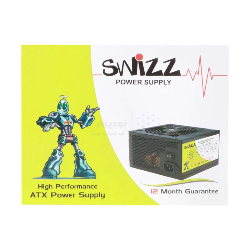 منبع تغذیه کامپیوتر Swizz مدل RYL - ATX 380W - تصویر 6