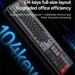 کیبورد و ماوس بی سیم Yesido مدل KB43 - مشکی (گارانتی شش ماه تعویض نیکان همراه) - تصویر 4