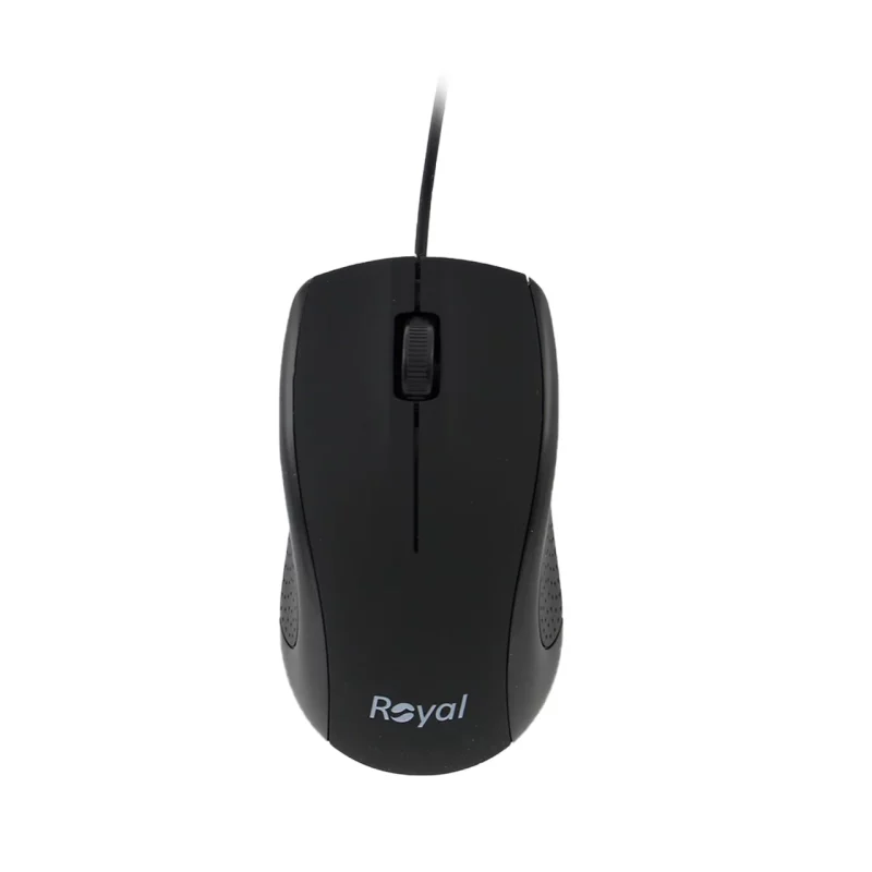 ماوس باسیم Royal مدل R-M201 - مشکی - تصویر 2