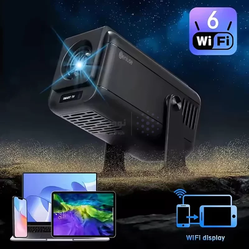 ویدئوپروژکتور Beniuse مدل BE-VP10 - مشکی - تصویر 4