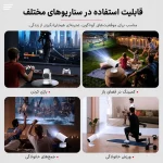 ویدئوپروژکتور Beniuse مدل BE-VP19 - سفید - تصویر 15