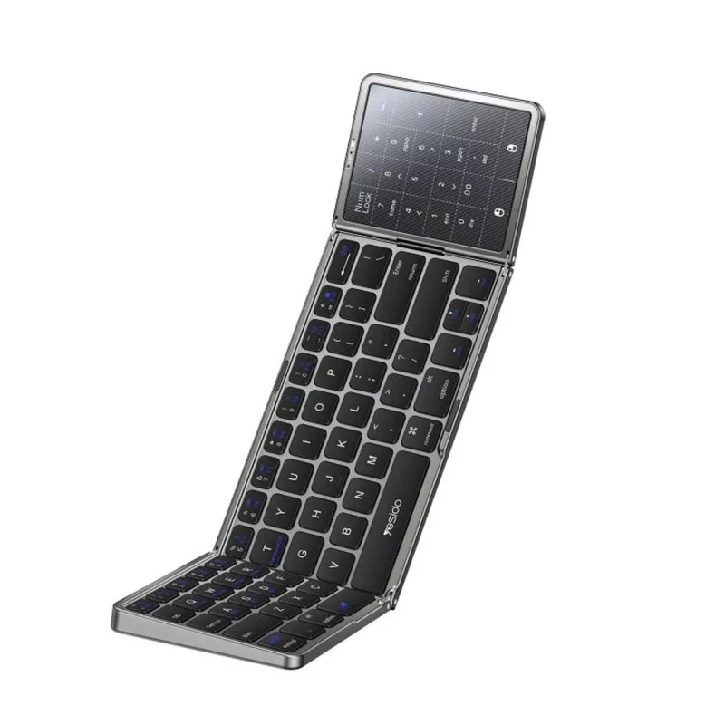 کیبورد بی سیم تاشوی Yesido مدل KB49 - مشکی (گارانتی شش ماه تعویض نیکان همراه) - تصویر 2