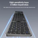 کیبورد بی سیم تاشوی Yesido مدل KB49 - مشکی (گارانتی شش ماه تعویض نیکان همراه) - تصویر 4