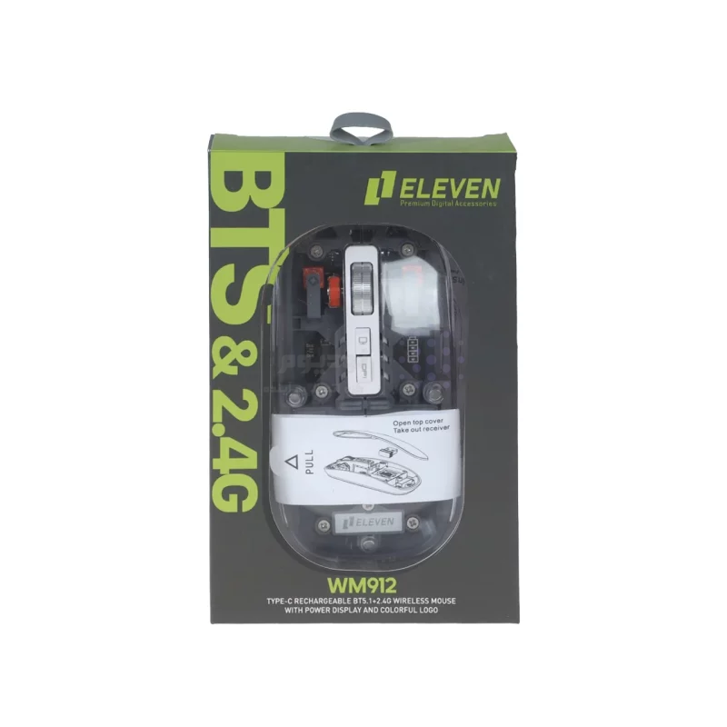 ماوس بی سیم Eleven مدل WM912 - طوسی (گارانتی شش ماهه شرکتی) - تصویر 5
