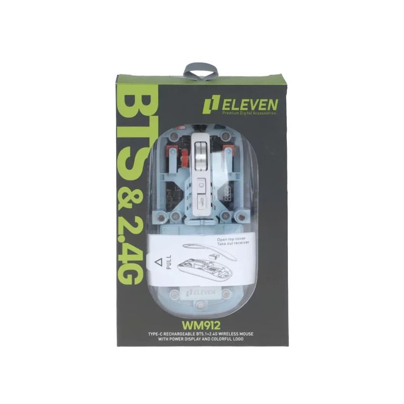 ماوس بی سیم Eleven مدل WM912 - آبی (گارانتی شش ماهه شرکتی) - تصویر 7